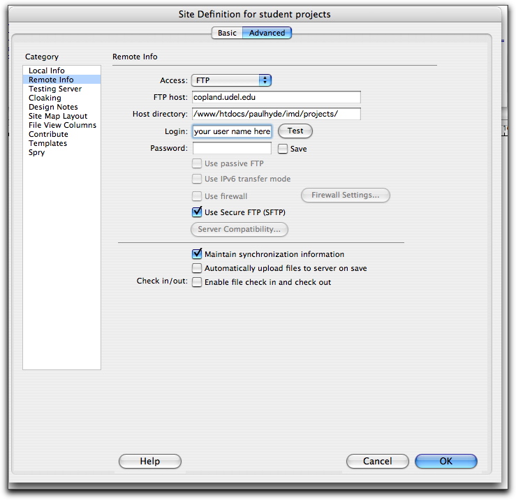 project site definition
